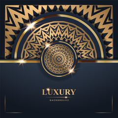 Luxury Background with Gold Mandala Design (32)