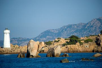 rocks in the sea, La Maddalena Archipelago Sardinia, Italy