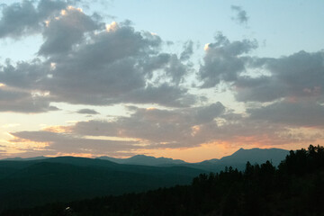 Last Light Over the Rockies