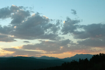 Last Light Over the Rockies