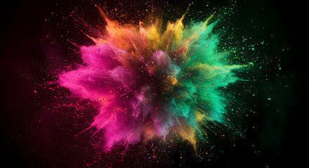 Fototapeta premium explosion of color