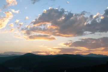 Last Light Over the Rockies