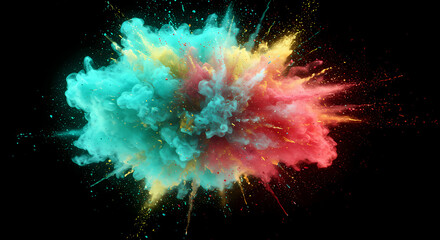 Fototapeta premium explosion of color