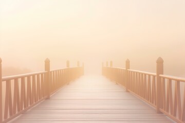 Fototapeta premium sunset in the fog