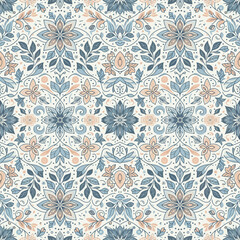 seamless pattern with flowers