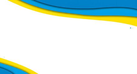 Blue and Yellow Abstract Background