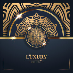 Luxury Background with Golden Mandala Design (18)