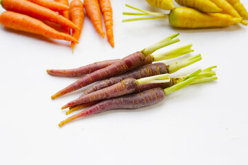 Fresh carrot vegetables, Ripe carrots