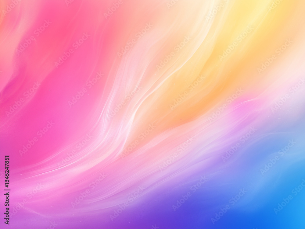 Poster vibrant gradient background with smooth color transitions and a dreamy atmosphere