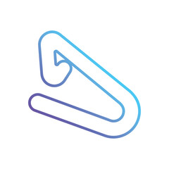 Fototapeta premium Stitch holder Vector icon