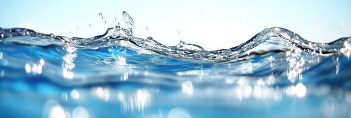 Sparkling Water Surface