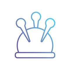 Fototapeta premium Pin cushion Vector icon