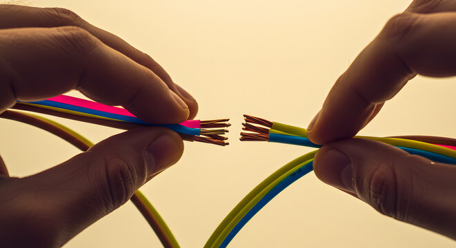 Severed Connections A Visual Metaphor for Disruption and Broken Links