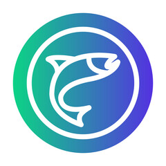 fishing Gradient icon