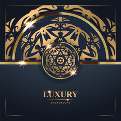 Luxury Background with Intricate Gold Design (1)
