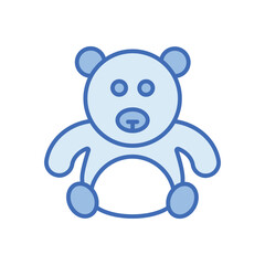 Teddy bear Vector icon