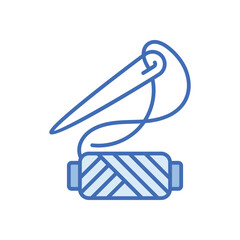 Sewing tools Vector icon