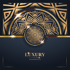 Luxury Background with Intricate Gold Design (6)