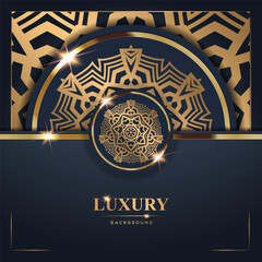Luxury Background with Intricate Gold Design (10)