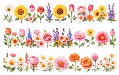 Flower plant background image, leaves, natural seasons, banner texture