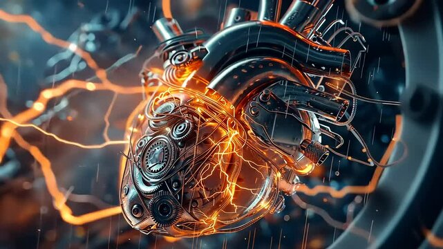 Cybernetic Heart: A Fusion of Technology and Life