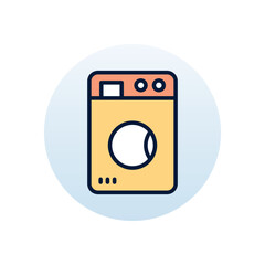 Tumble Dryer Vector icon