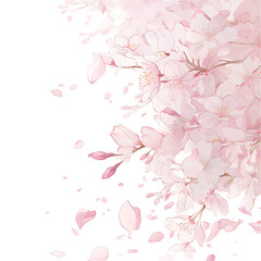 Creative 2D Doodle Floral Illustrations on White Background