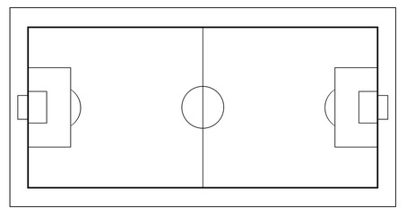 soccer field line © binimin