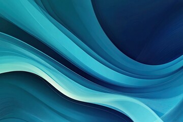 Abstract blue wave background. (1)