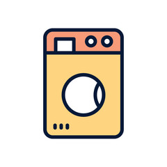 Tumble Dryer Vector icon