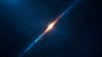 Abstract Cosmic Explosion In Deep Space