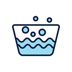 Soap water Vector icon