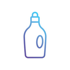 Washing Perfume bottle Vector icon