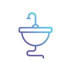Washbasin Vector icon