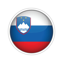 Fototapeta premium Slovenia Flag Sphere Vector
