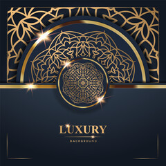 Luxury Background with Intricate Gold Mandala Design (23)