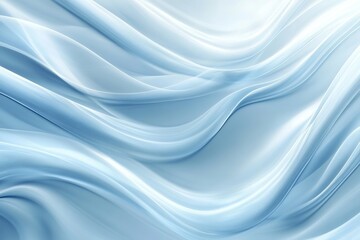 calm and flowing light blue and white waves

