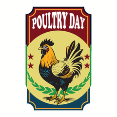 Commercial label Poultry Day