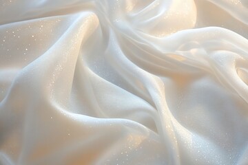 soft, glowing white fabric creating a serene atmosphere


