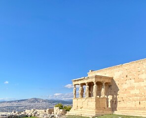 Obraz premium Templo de Atenea Nike en el Acrópolis, Atenas, Grecia.