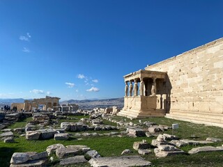Obraz premium Templo de Atenea Nike en el Acrópolis, Atenas. Grecia.