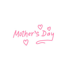 happy mother's day lettering