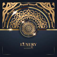 Luxury Background with Intricate Gold Mandala Design (28)