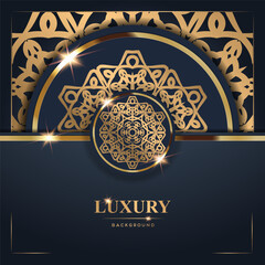 Luxury Background with Intricate Gold Mandala Design (33)
