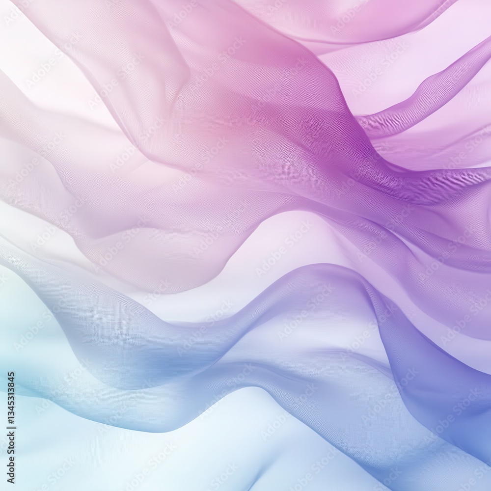 Poster abstract pastel wave background soft flowing fabric texture design