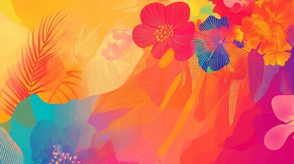 Background of a colorful AAPI