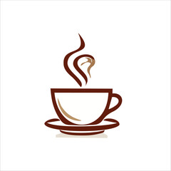 cup of coffee icon symbol with vector illustration