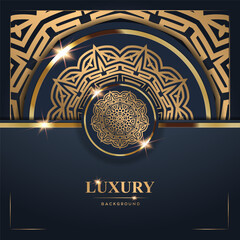 Luxury Background with Intricate Gold Mandala Design (47)