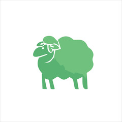 Sheep icon symbol with vector illustration