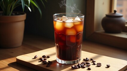 Thai Iced Black Coffee – Authentic Oliang with a Bold, Roasted Flavor